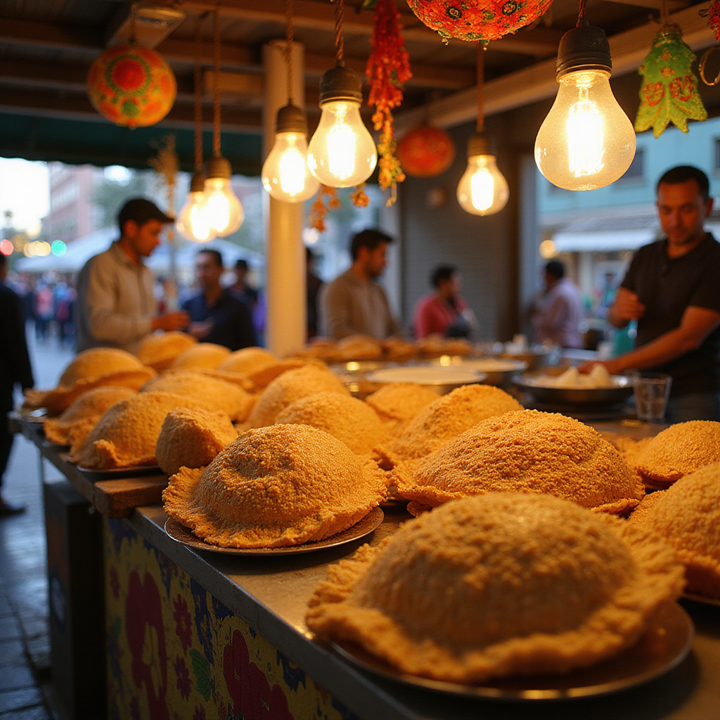 Uliczny stragan z marquesitas w Valladolid