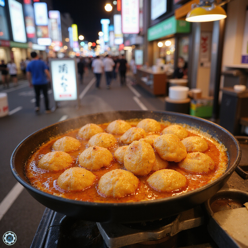 Street food w Osace - takoyaki i okonomiyaki na tętniącej życiem ulicy Dotonbori