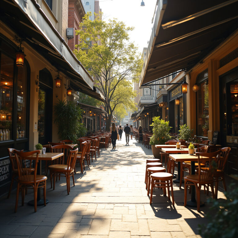 Ulica w Melbourne z kawiarniami, gdzie serwowana jest najlepsza kawa na świecie