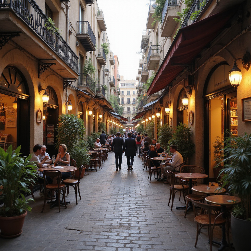 Ulica w Kairze z kawiarniami i zapachem świeżo mielonej kawy