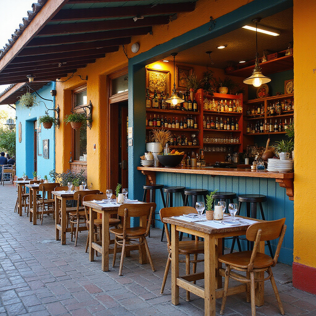 uliczna restauracja w Cancún serwująca dania fusion