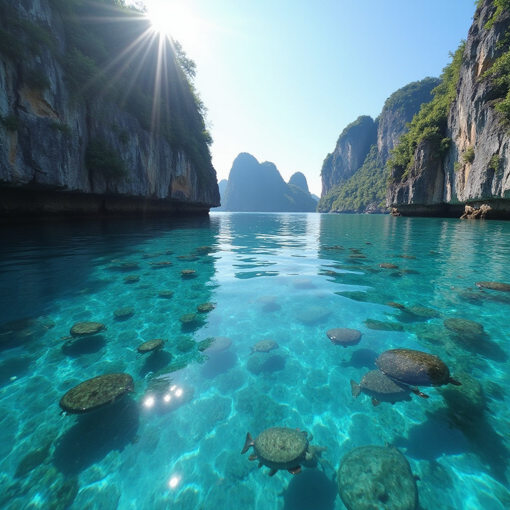 Krystaliczne wody Palawanu z widokiem na wapienne klify – idealne miejsce na snorkeling i relaks