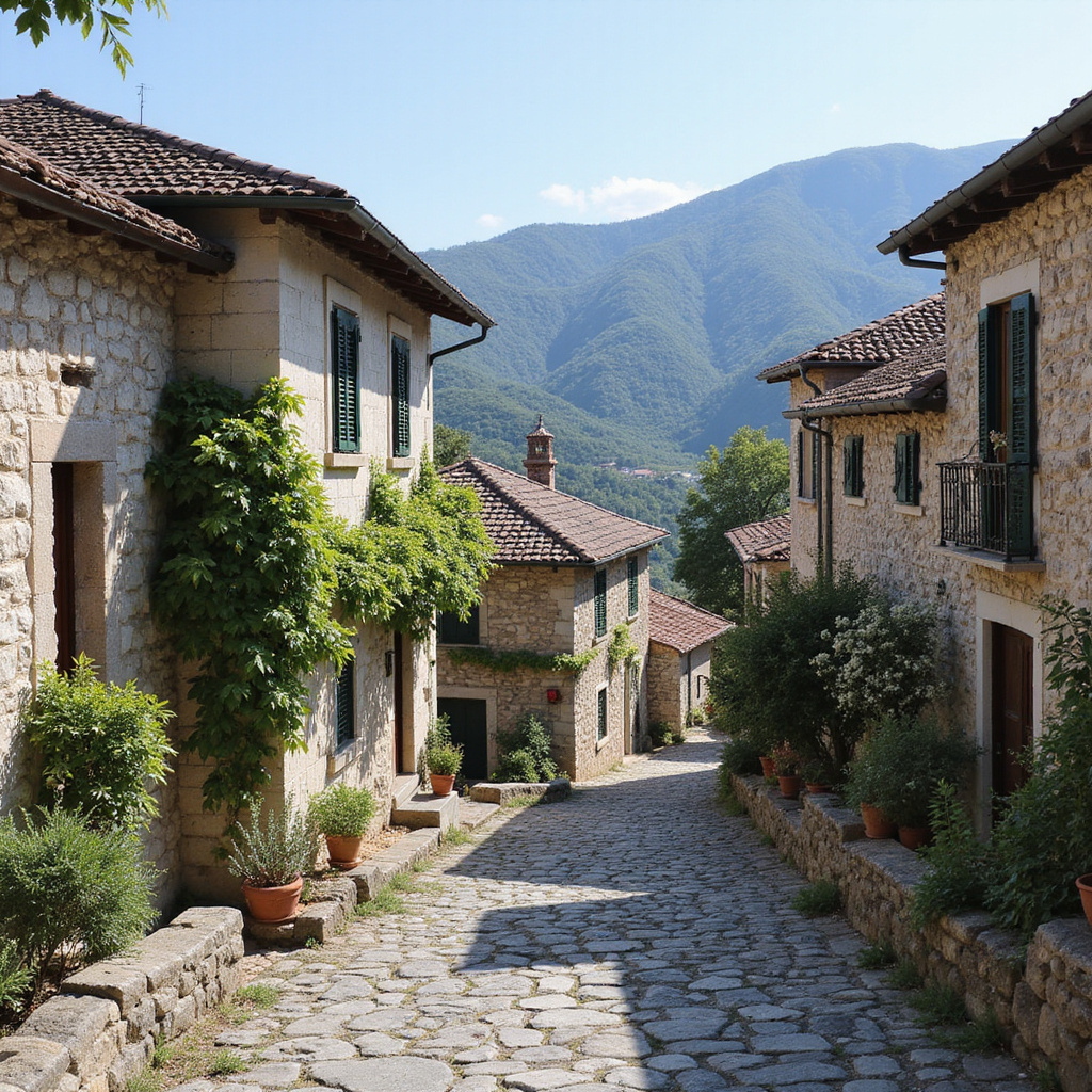 Zagora – kamienna wioska na Pelionie z łupkowymi dachami i wąskimi uliczkami