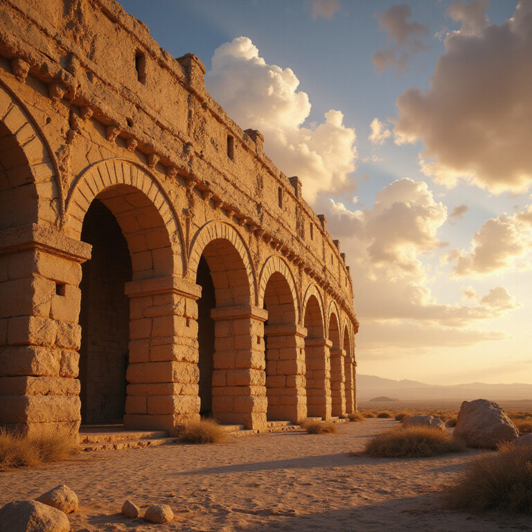 Amfiteatr El Djem w Thysdrus – starożytna arena wśród ruin
