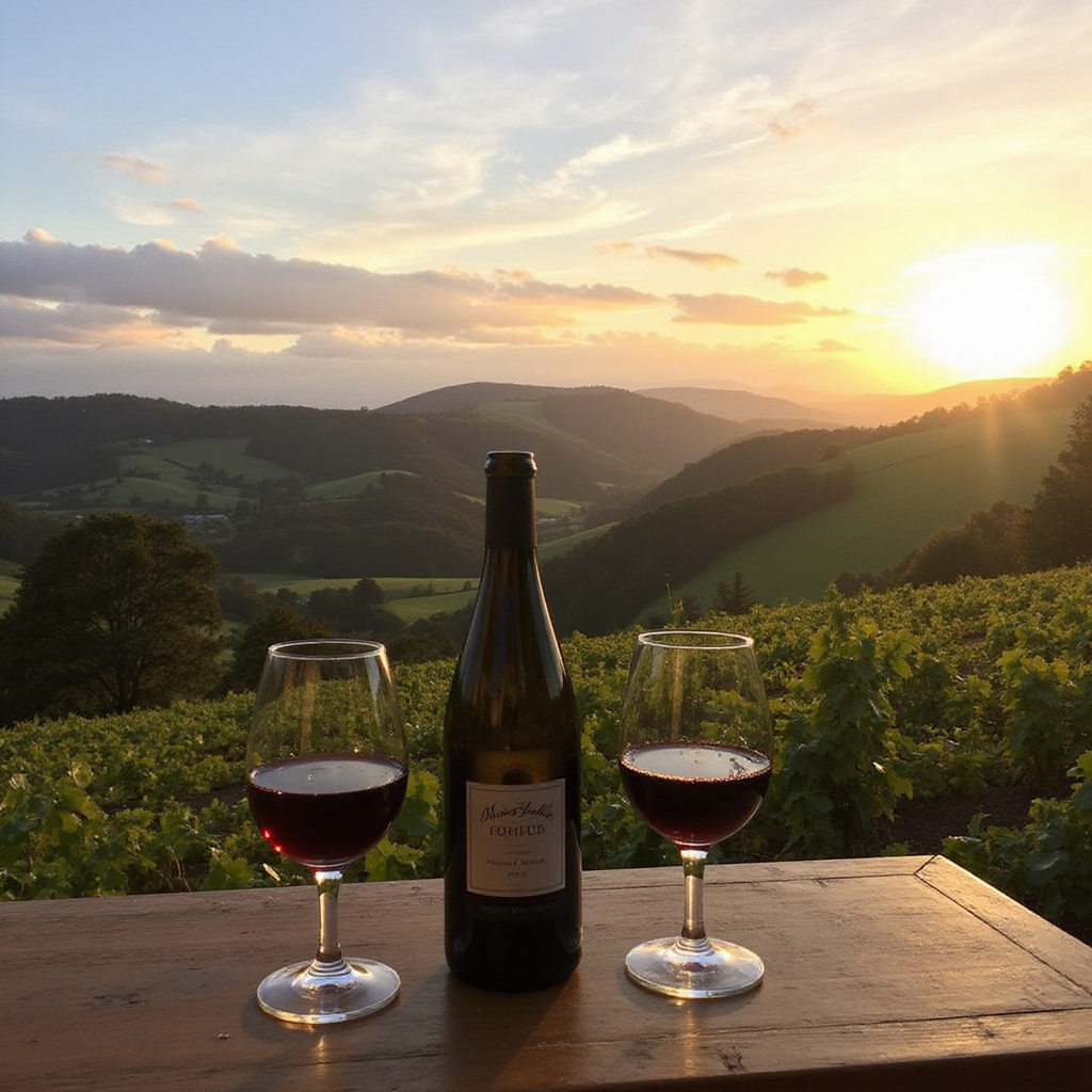 Degustacja wina w Yarra Valley z widokiem na malownicze krajobrazy