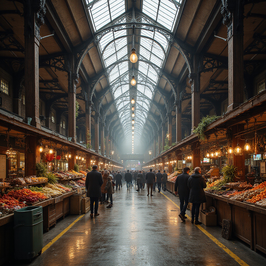 Wiktoriańska architektura drewnianych hal targowych w Melbourne