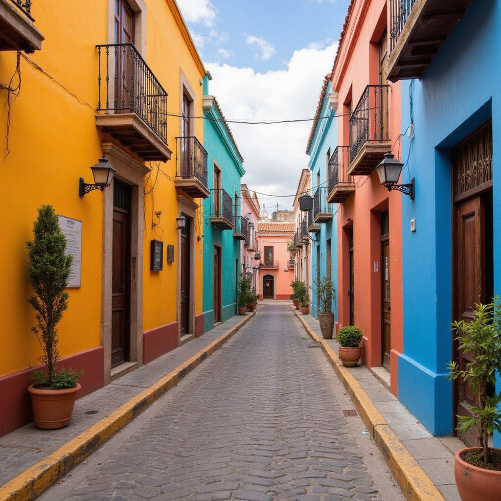 Podróżowanie Meksykiem na własną rękę - kolorowe uliczki Oaxaki
