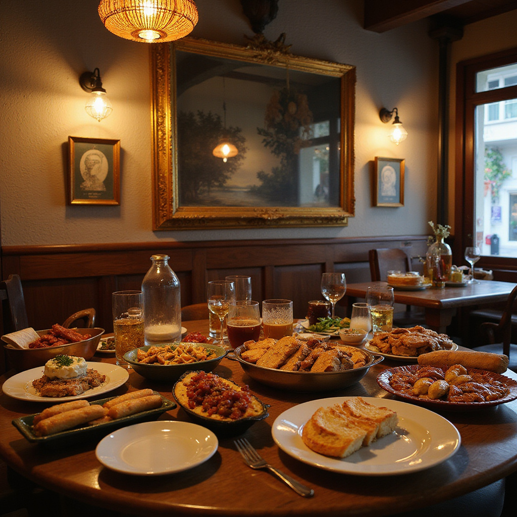 Tradycyjna grecka tawerna w Volos serwująca tsipouro i lokalne przysmaki