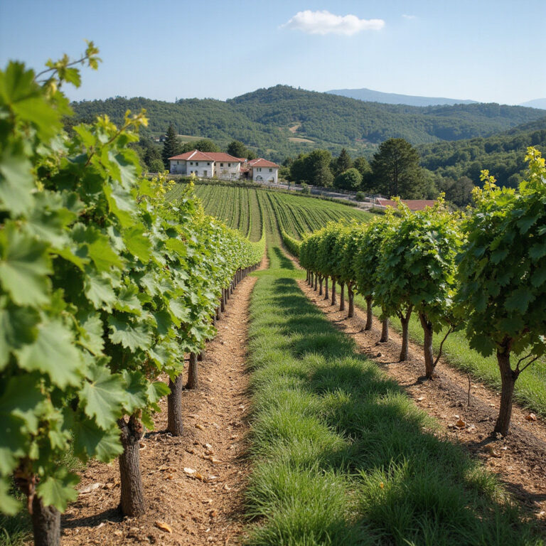 Malvazija i Teran - wina Istrii na tle winnicy