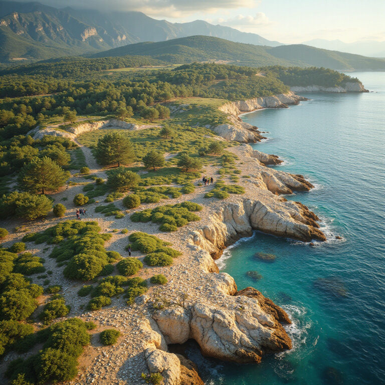 Mozaika regionów Chorwacji pokazująca różnorodność krajobrazu i kultury