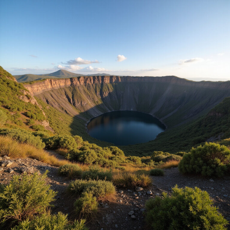 Widok na kalderę Wulkanu Menengai – trekking wśród endemicznej roślinności Kenii