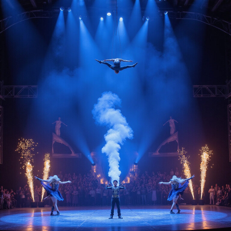 Spektakl Cirque du Soleil w Vegas z akrobatami i efektami specjalnymi