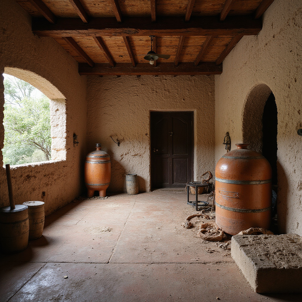 Tradycyjna destylarnia mezcalu w Oaxaca, gdzie powstaje wyjątkowy napój z agawy