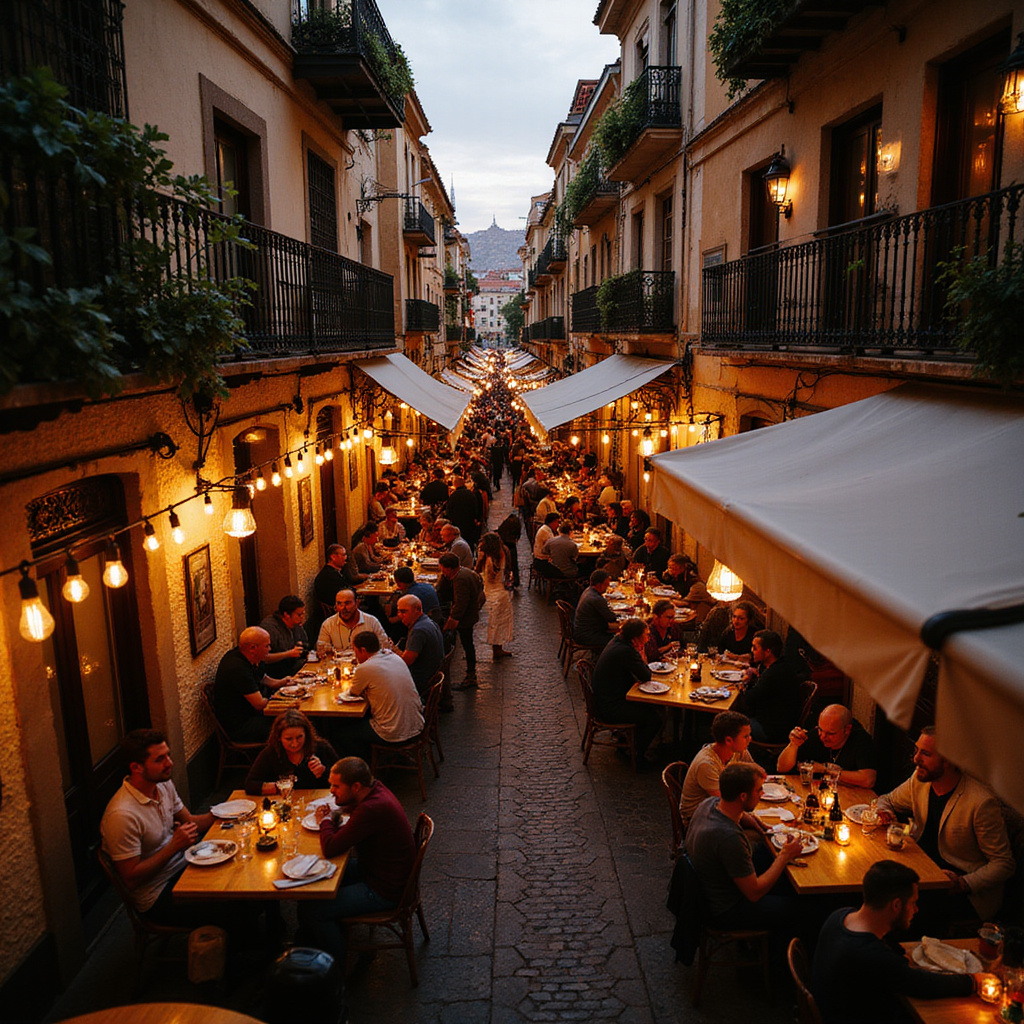 Tapas tour w Granadzie – ulica Calle Navas z tętniącymi życiem barami