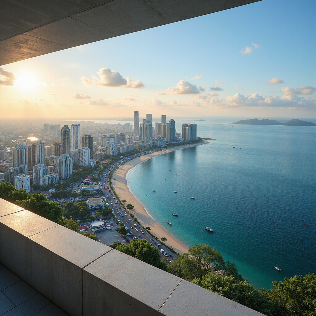Pattaya na własną rękę – widok na zatokę i miasto z tarasu widokowego