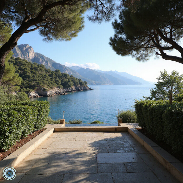 Widok na Capri z ukrytej zatoki, idealny na relaks