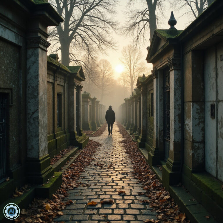 Spacer alejkami cmentarza Père-Lachaise wśród zabytkowych nagrobków