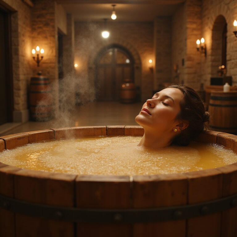 Kadzie z piwem w pivních lázních w Pilźnie - tradycyjna kąpiel piwna i relaks