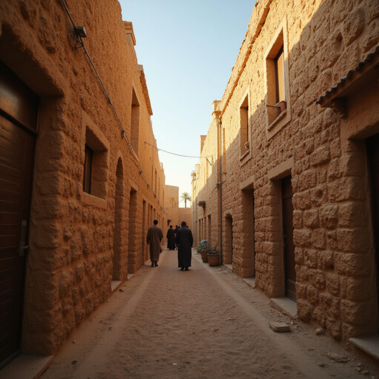 Spacer po wąskich uliczkach Shali w Oazie Siwa, otoczonych tradycyjnymi budynkami z karsheefu