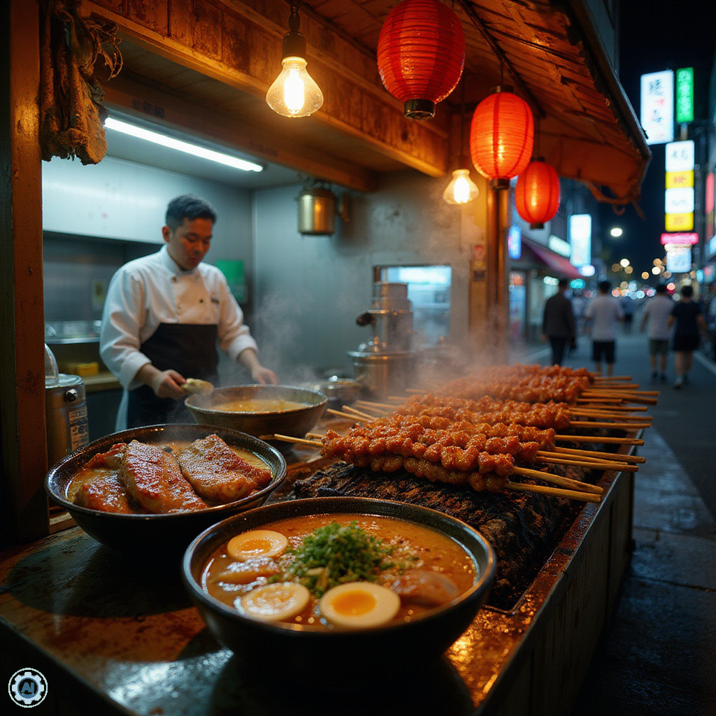 Yatai w Fukuoce – uliczne stragany nocne z tradycyjnym jedzeniem