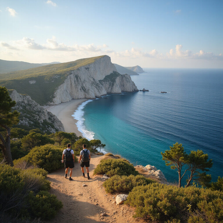 Widok na zatokę w Parku Narodowym Calanques – idealna trasa trekkingowa dla początkujących