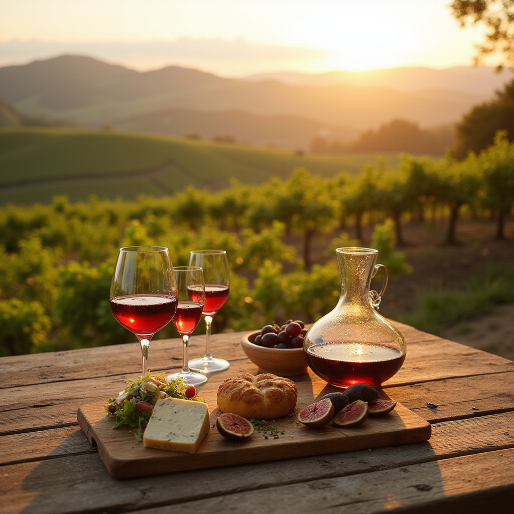 Degustacja win w Hua Hin Hills Vineyard z lokalnymi przysmakami