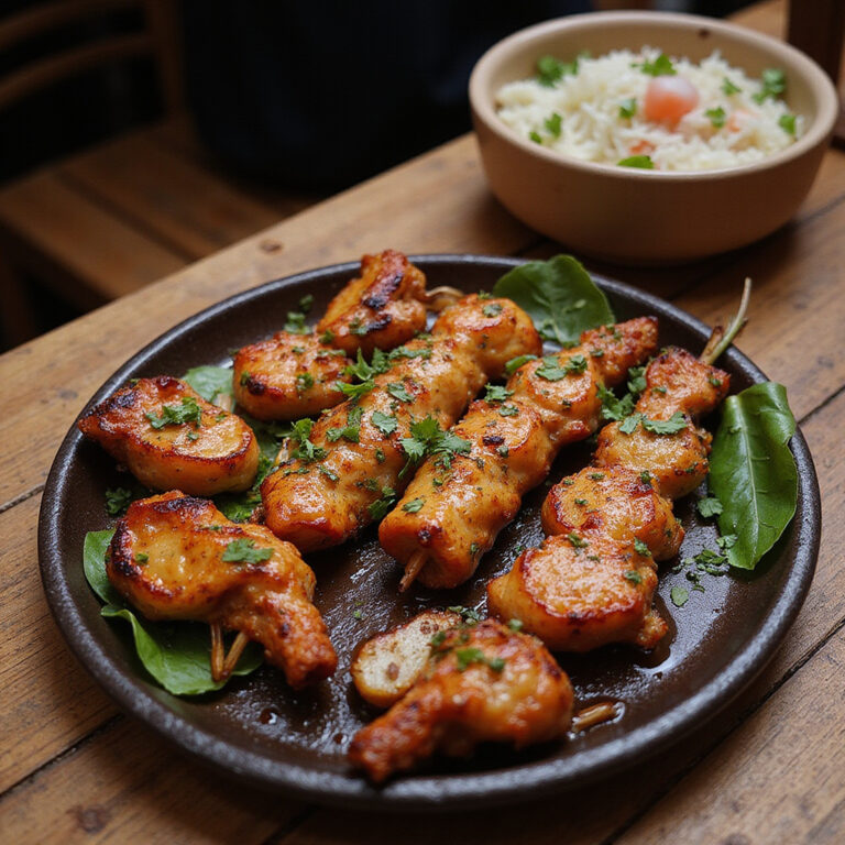 Nem Nuong Nha Trang grillowane na ulicznym straganie w Wietnamie