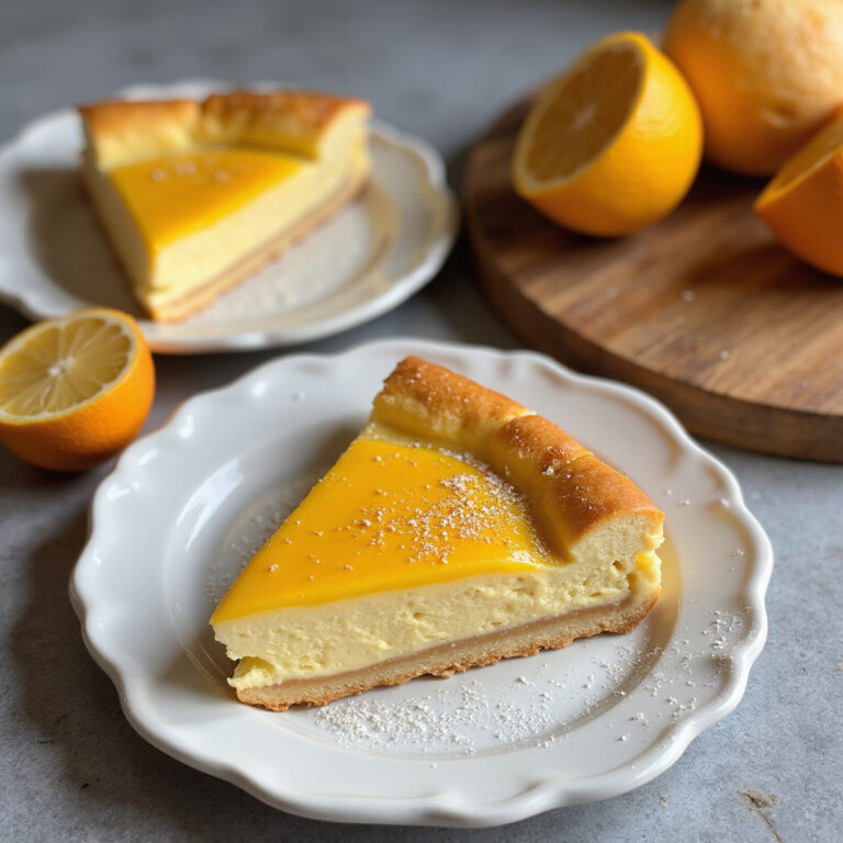 Pastel de nata na tle uliczki w Lizbonie