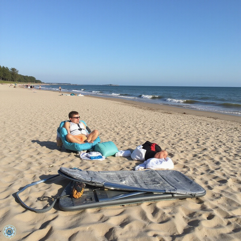 Widok na plażę podczas wakacje na Cyprze bez biura podróży w okolicach Polis z turkusowym morzem