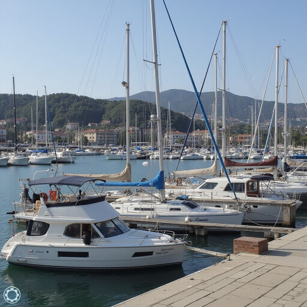 Prom do Valletty z Sliemy na tle Grand Harbour