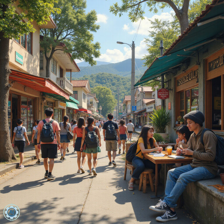 Studenckie życie w Baguio przy kampusie University of the Philippines