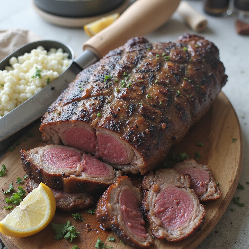 Lokalny targ w Eldoret z ugali i nyama choma na straganach