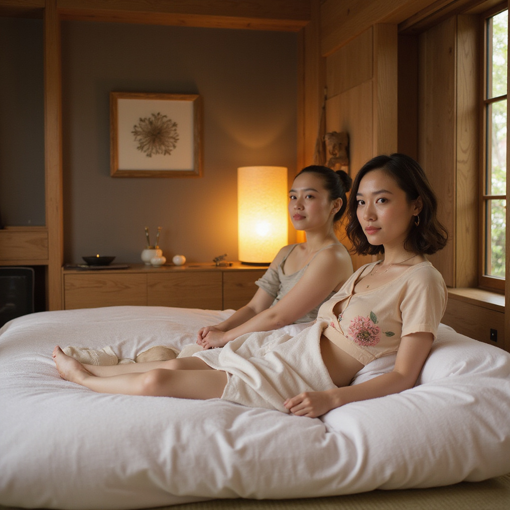 Tradycyjny ryokan w Arima Onsen z drewnianymi detalami