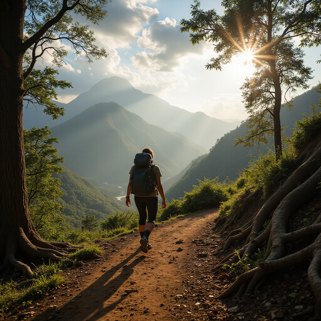 Górskie krajobrazy i trekking w okolicach Doi Suthep