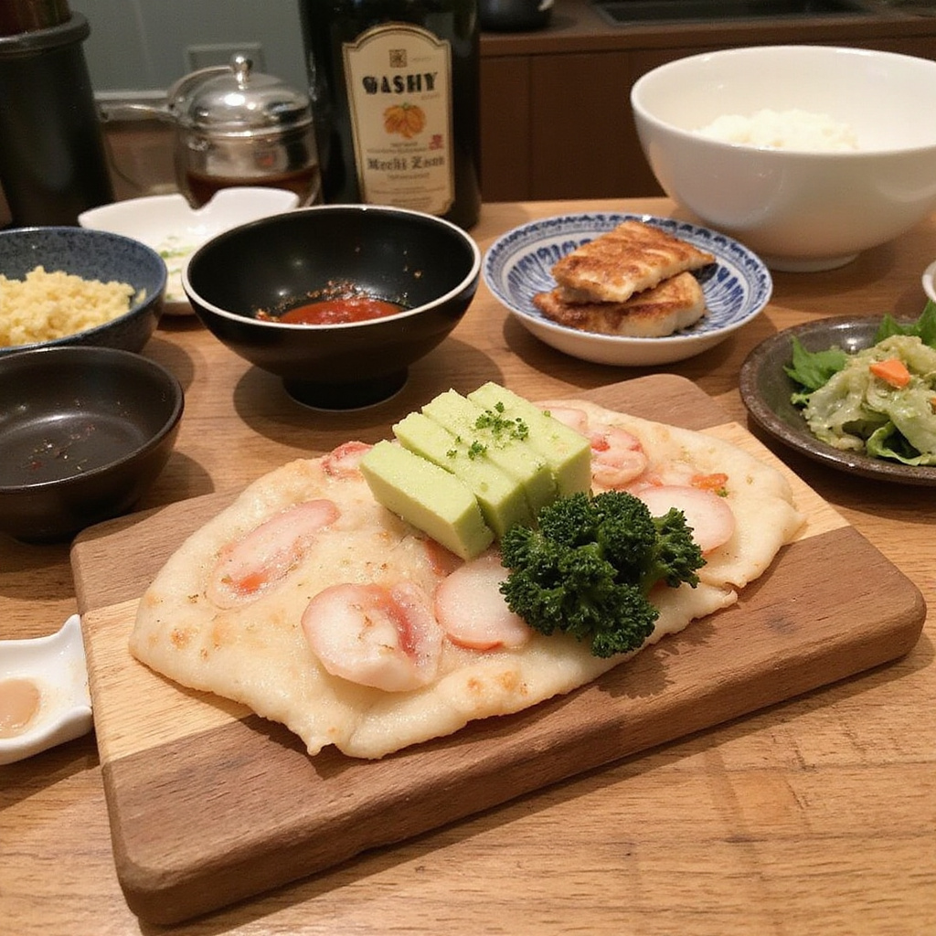 Uliczka w Akashi z lokalnymi stoiskami serwującymi akashi-yaki