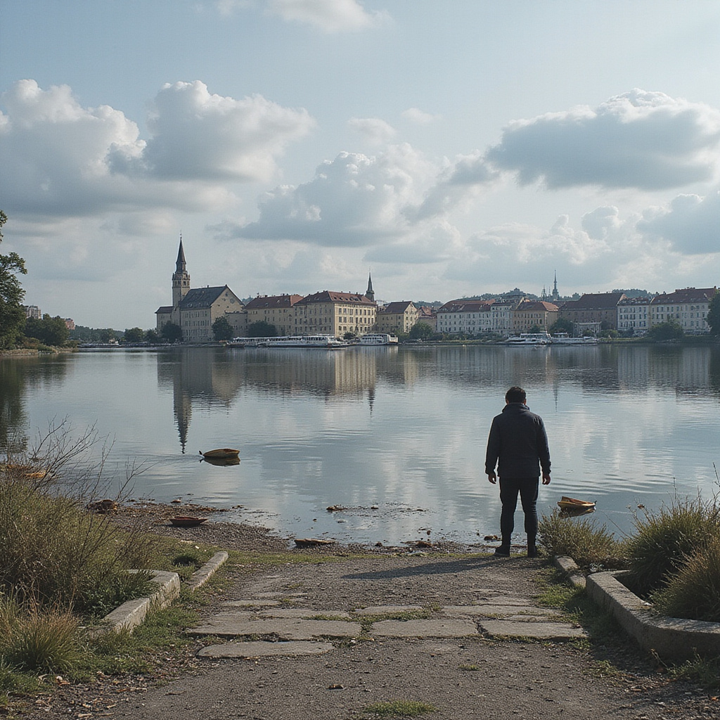 Spacer wąskimi uliczkami Wenecji w okolicach kanału Giudecca
