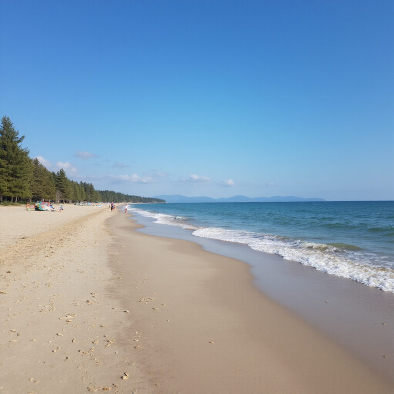 Czerwona Plaża Santorynu z widokiem na turkusowe morze i czerwone klify