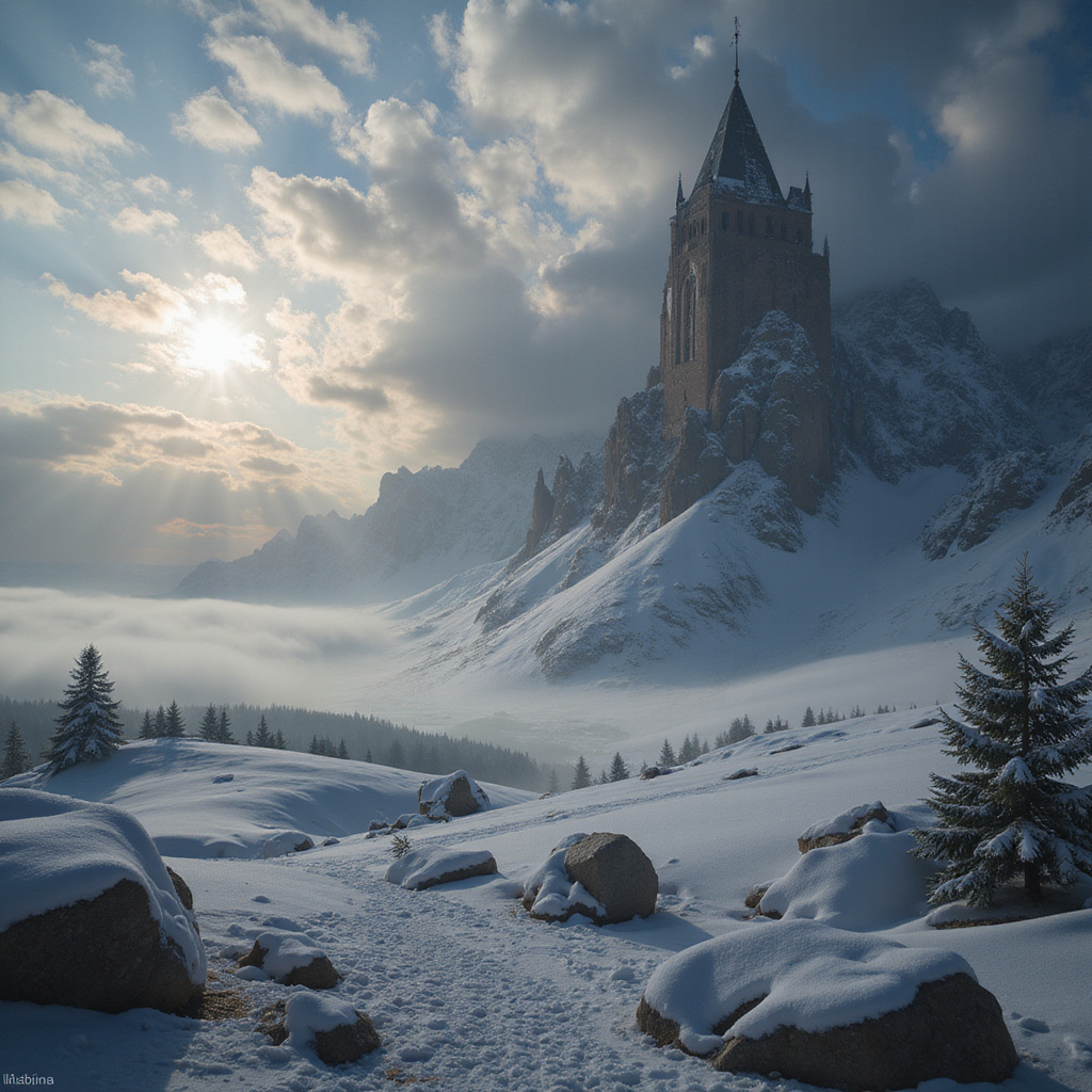 Spacery po Sintrze - widok na Pałac Pena z lasu subtropikalnego