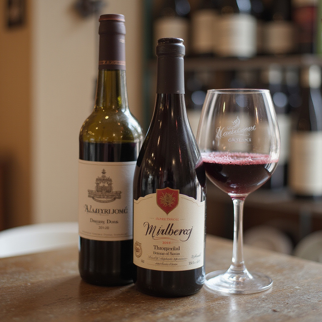 Argentyński Malbec z winnicy w Mendozie otoczonej górami