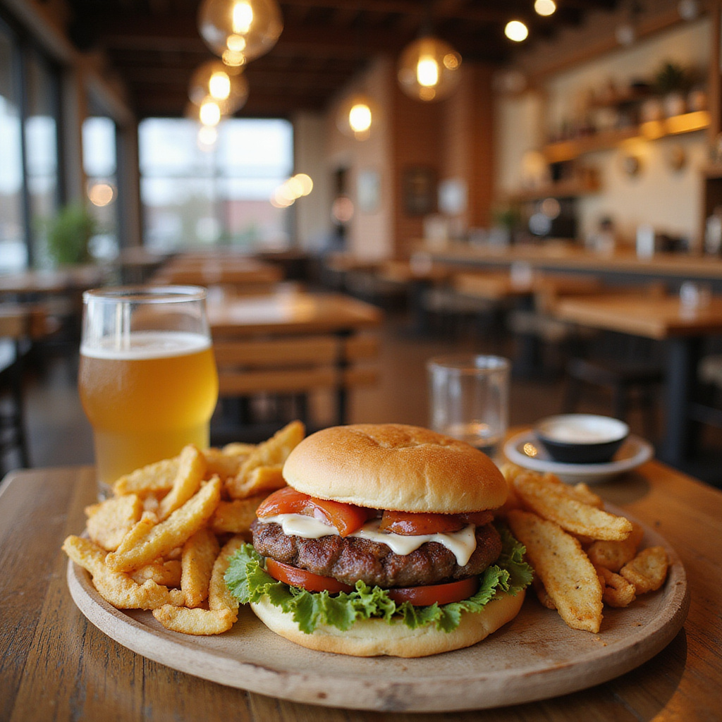 Deser z dodatkiem Becherovki na stole w restauracji w Pilźnie