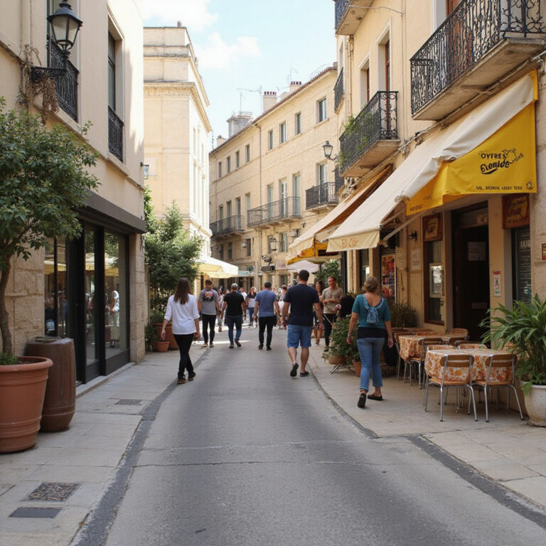 Ftira biz-żejt na ulicy w Valletcie – tradycyjny maltański chleb z serem