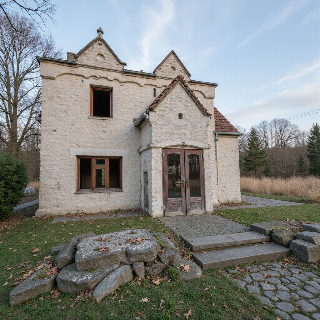 Starożytna architektura Majów otoczona dżunglą