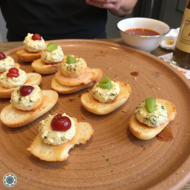 Pintxos na barze w San Sebastián z kolorowymi składnikami