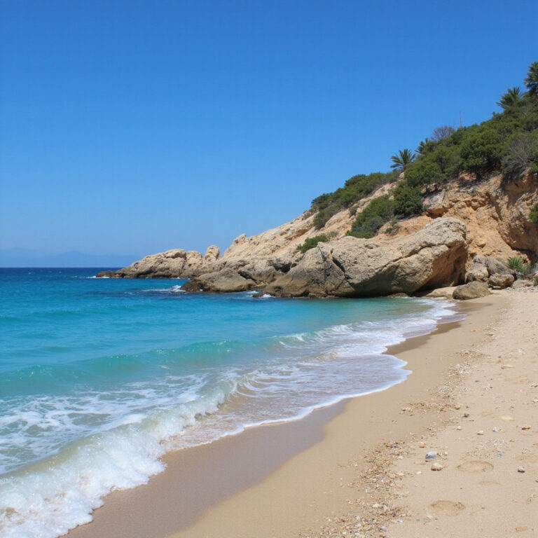 Podróżniczka planująca wyjazd na własną rękę do Marmaris z widokiem na egejskie plaże
