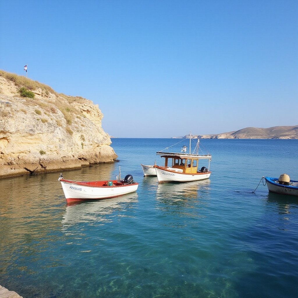 Port z atrakcjami Marsaxlokk, kolorowe łodzie i rybacy przy nabrzeżu
