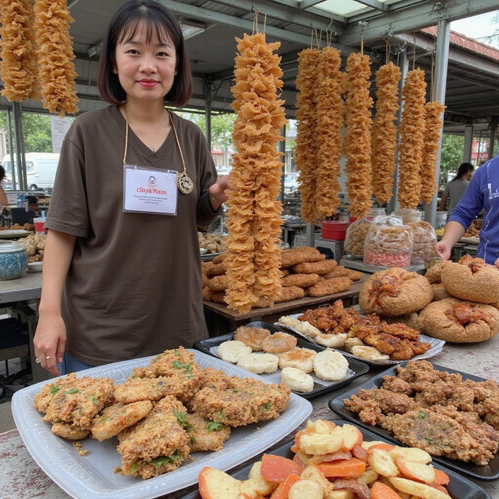 lokalne rękodzieło i jedzenie na Cicada Market Hua Hin