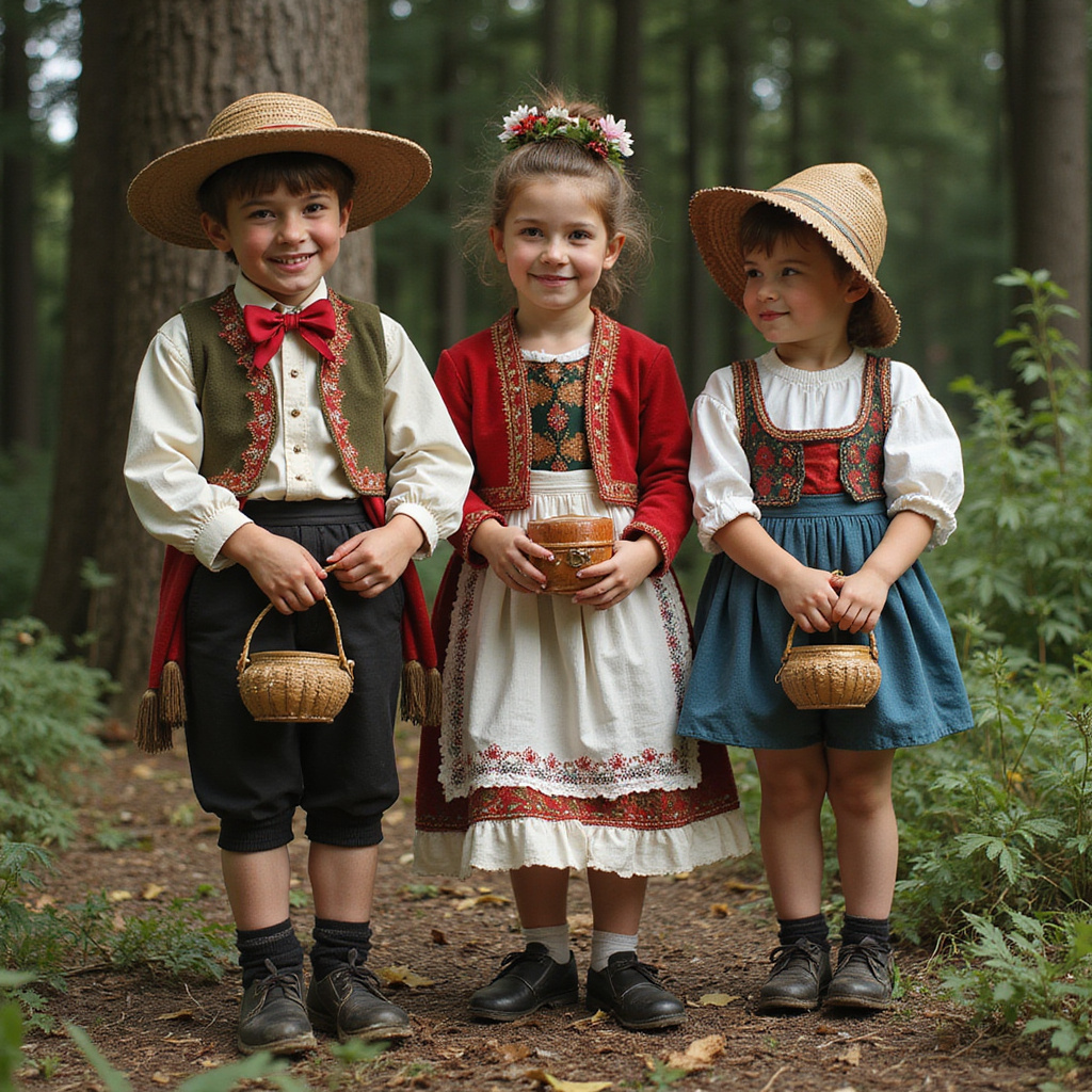 Folklor i dziedzictwo bałtyckie z motywami natury i rzemiosła w pejzażu łotewskim