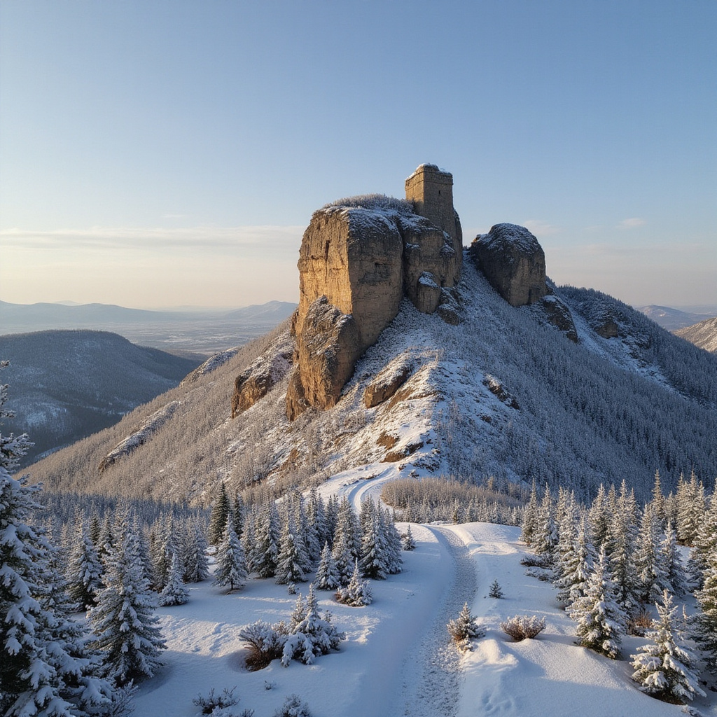 Ścieżka spacerowa Monte Urgull wśród zieleni i historycznych murów