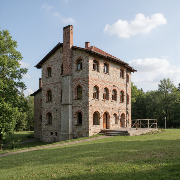 Widok na ulicę w Jelgawie prowadzącą do mauzoleum Kettlerów i Bironów, historyczna architektura