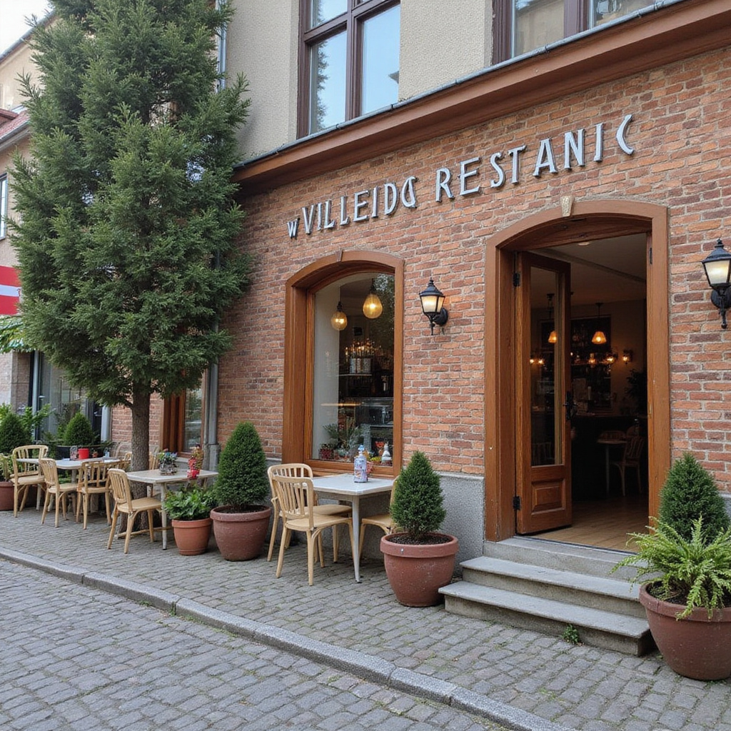 Ulica w Valletcie z restauracjami serwującymi lokalne przysmaki